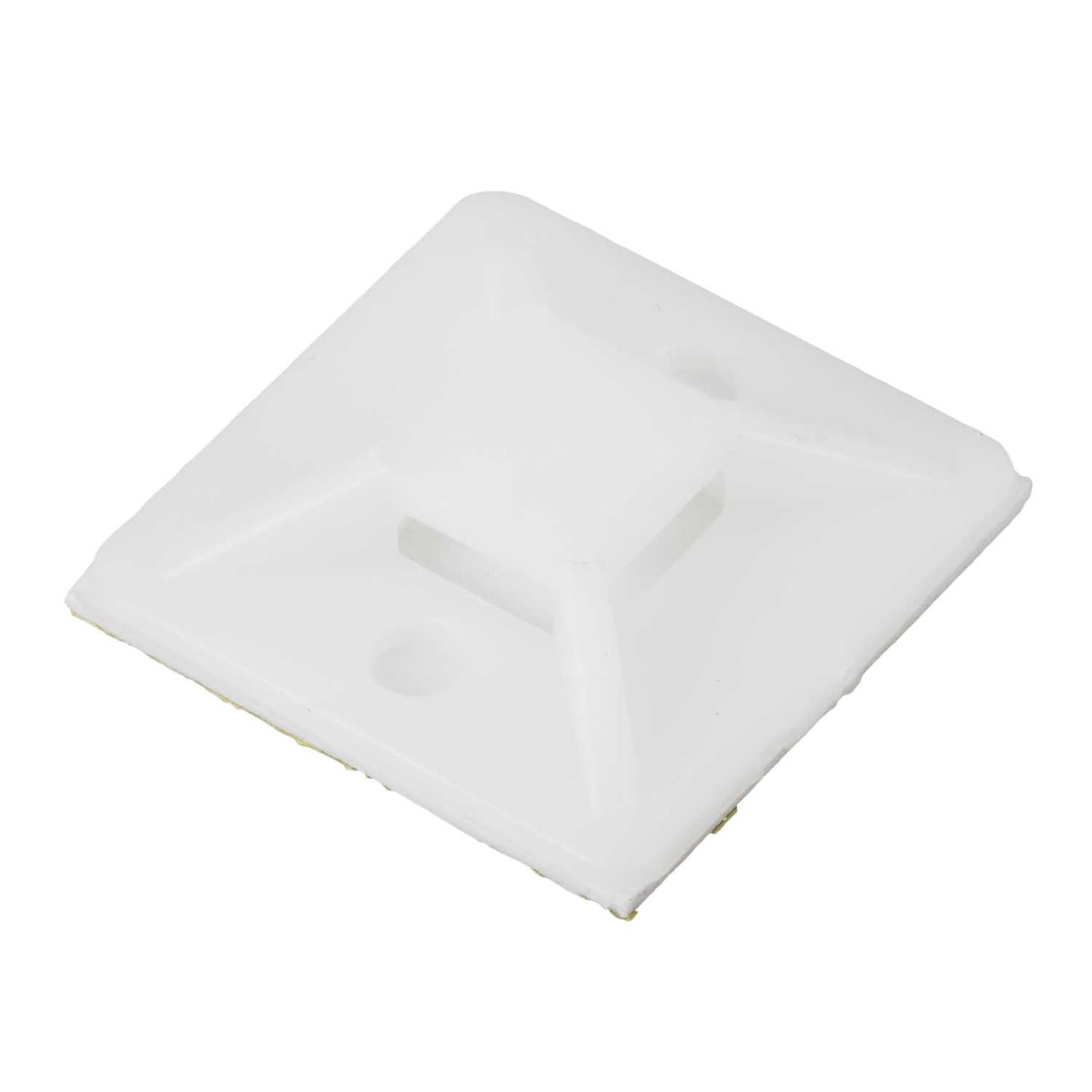 Engex 19mm x 19mm Cable Tie Base Natural (Pack of 100)