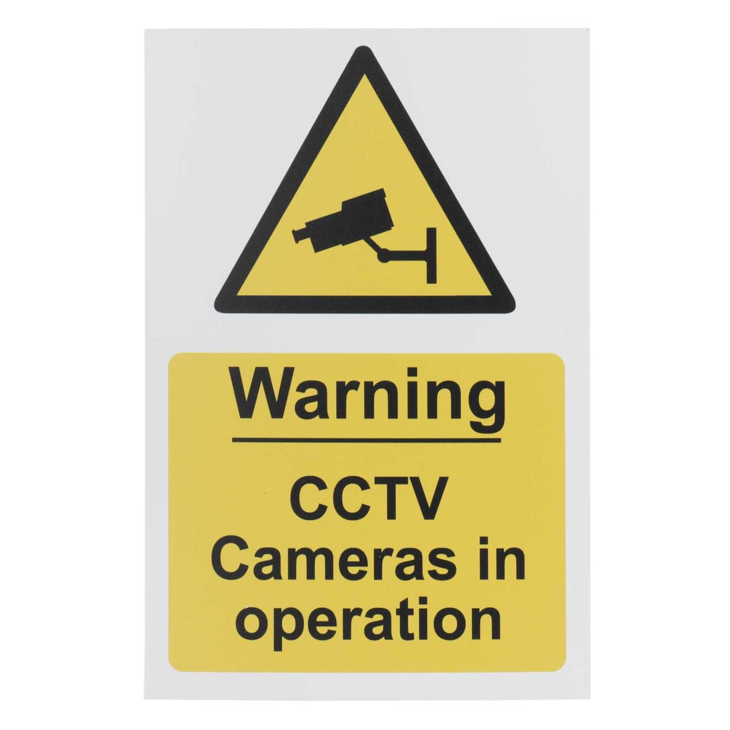 'Warning Cctv Cameras in Operation' Sign