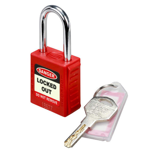 Engex Red Loto Safety Padlock (Blister Packed)