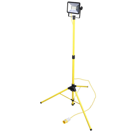 Engex 20W 110V LED Single Tripod Site Light