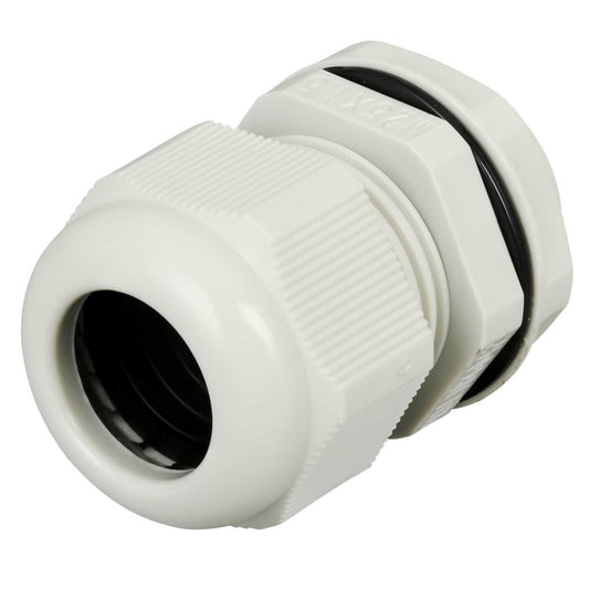 Engex 25mm IP68 Nylon Compression Gland with Locknut Grey (Pack of 10)