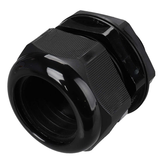 Engex 50mm IP68 Nylon Compression Gland with Locknut Black (Pack of 10)