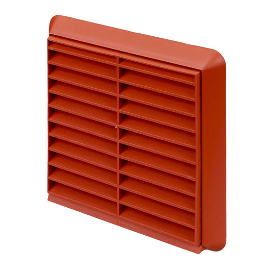 Envirovent 100mm 4" Fixed Grille Terracotta