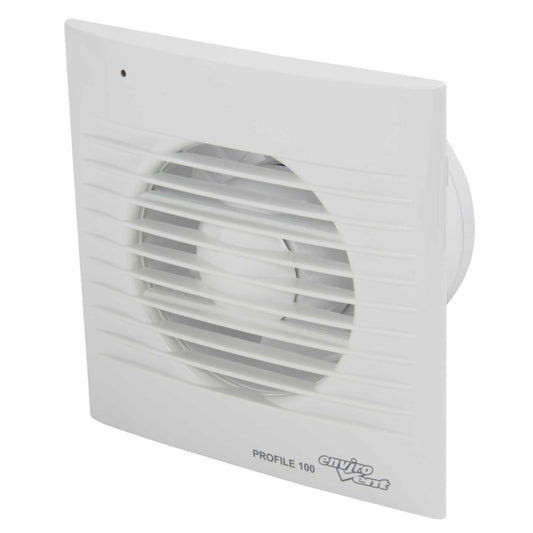 Envirovent Profile 100 100mm 4" Axial Fan with Pullcord