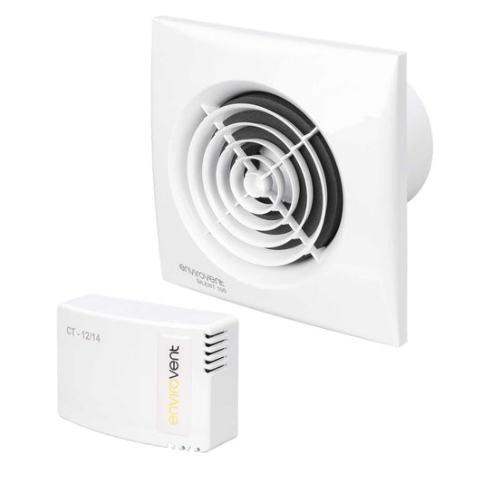 Envirovent Silent 100 100mm 4" Selv Standard Fan
