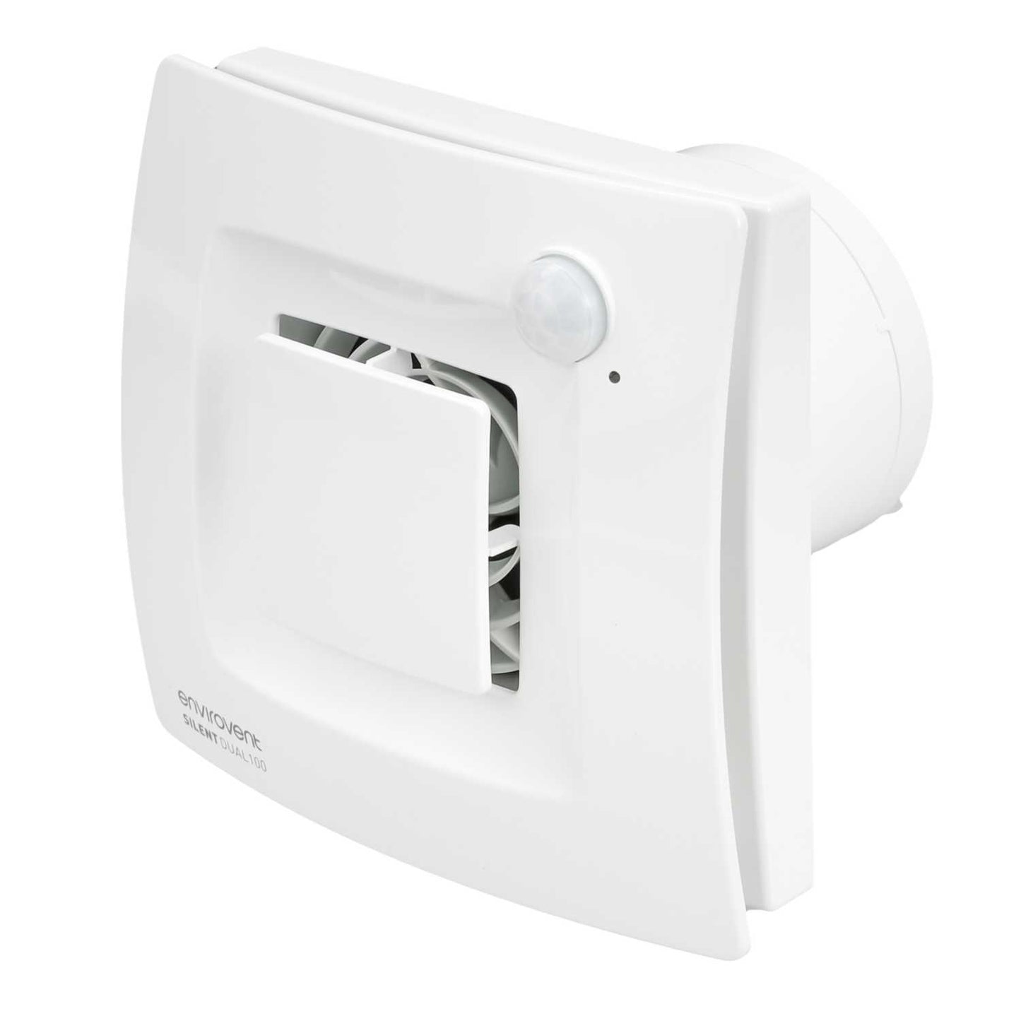 Envirovent 100mm 4" Silent Dual Humidistat Timer Fan with PIR White
