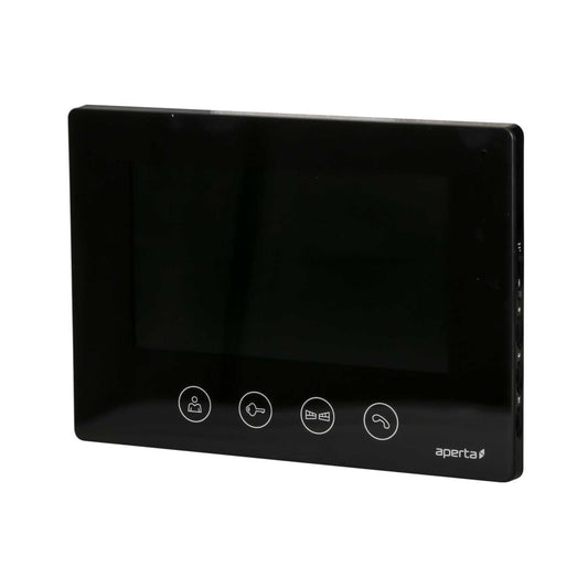 ESP Aperta Colour Video Door Entry Monitor Black