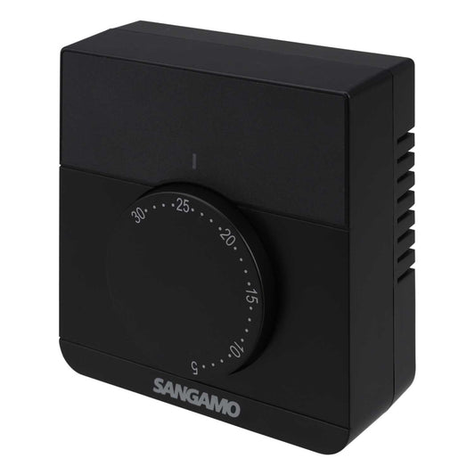 Sangamo Electronic Room Thermostat Black