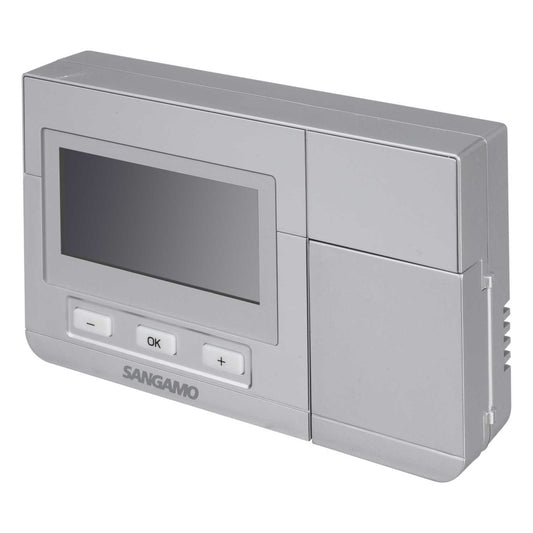 Sangamo Electronic Programmable Room Thermostat Silver