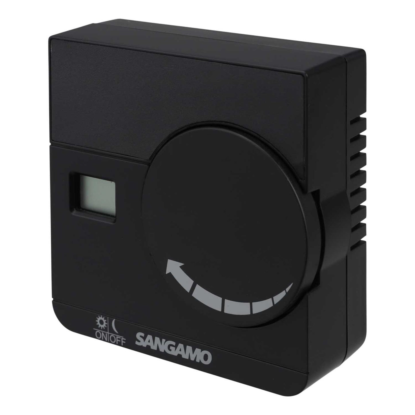 Sangamo Wireless Electronic Digital Thermostat Black