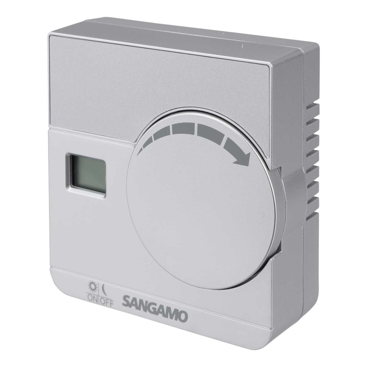 Sangamo Electronic Digital Room Thermostat Silver