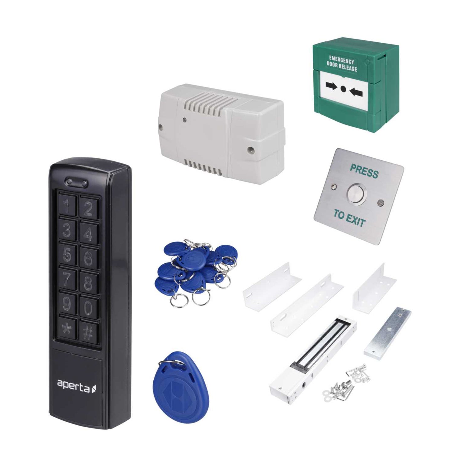 ESP Single Internal Door Proximity Keypad Kit with Exit Button and Callpoint