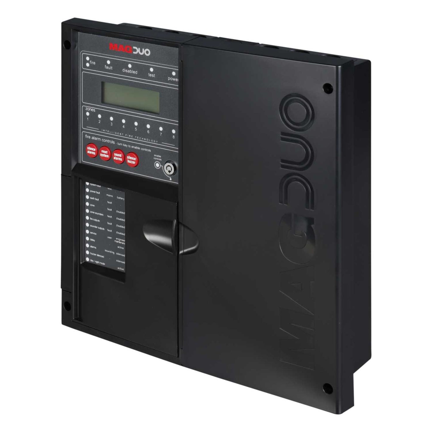 Magduo Magduo 4 Zone Two Wire Conventional Fire Panel Black