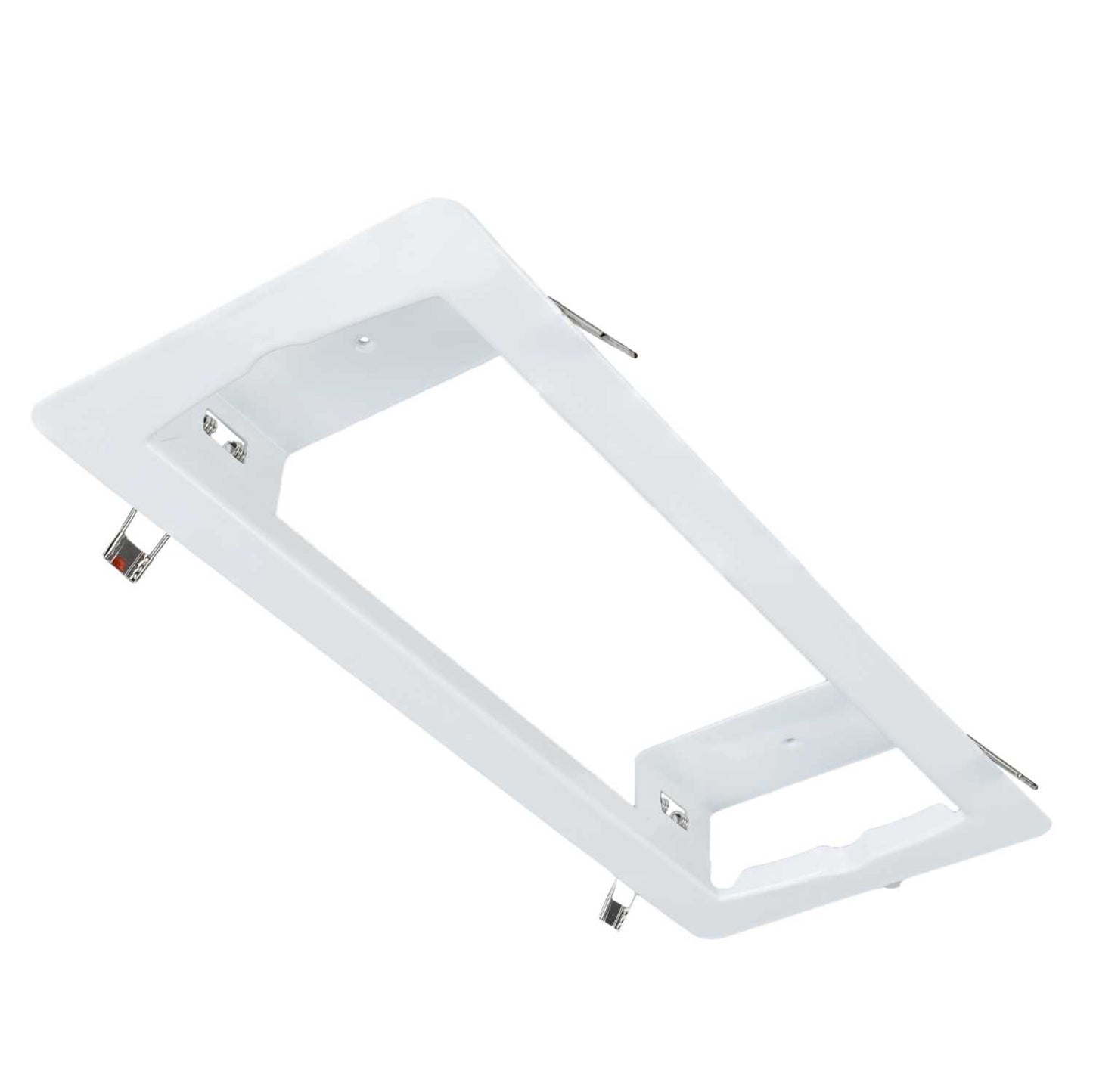Eterna Semi Recessed Emergency Bulkhead Frame White