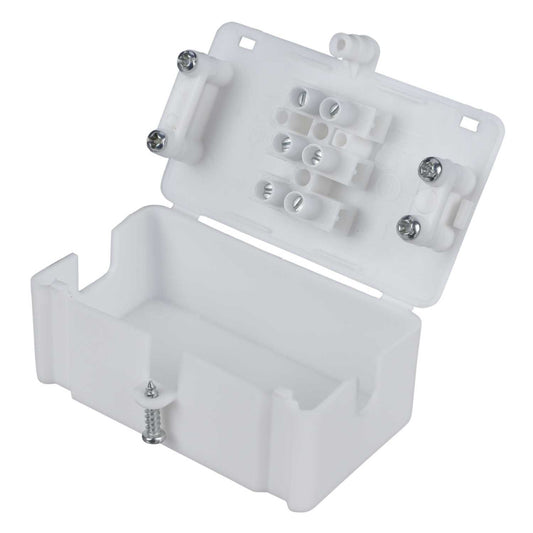 Eterna 15 Amp Lighting Connector Box White