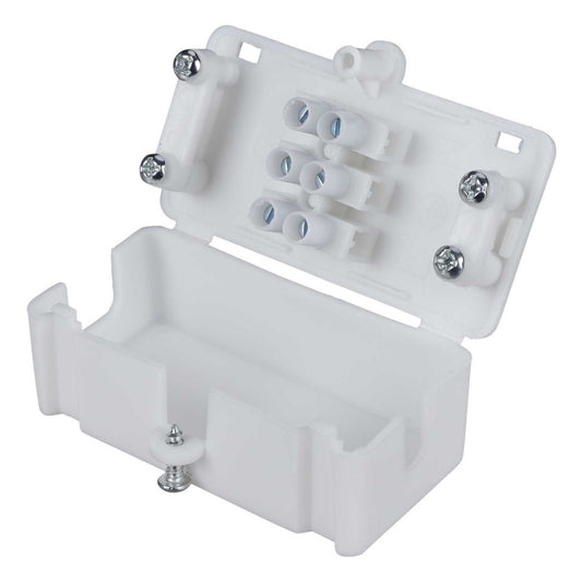 Eterna 5 Amp Lighting Connector Box White