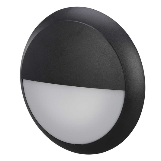 Eterna Lina 8W - 16W LED CCT Round Eyelid Bulkhead Black