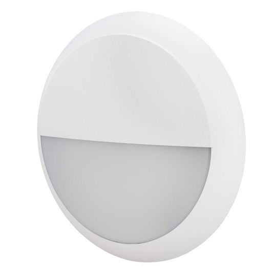 Eterna Lina 8W - 16W LED CCT Round Eyelid Bulkhead White
