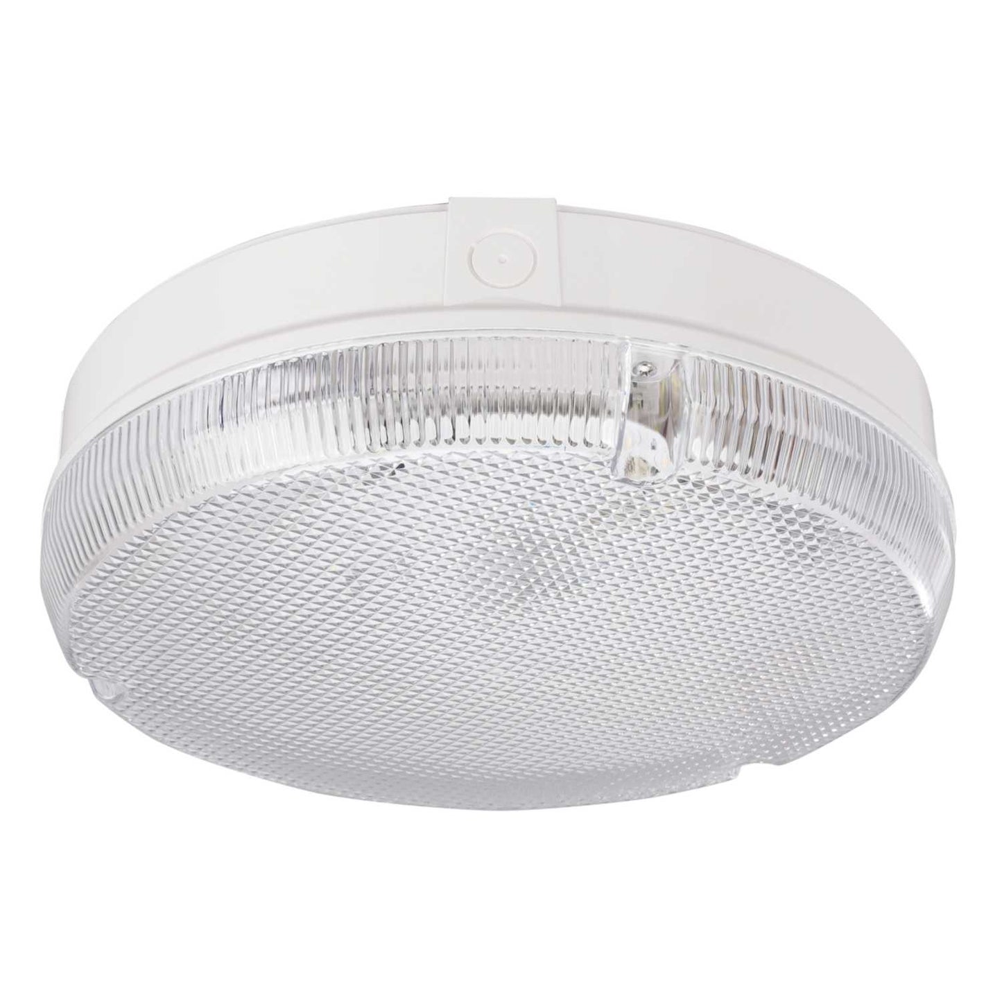 Eterna Reba 8W - 16W LED CCT Round Prismatic Bulkhead White