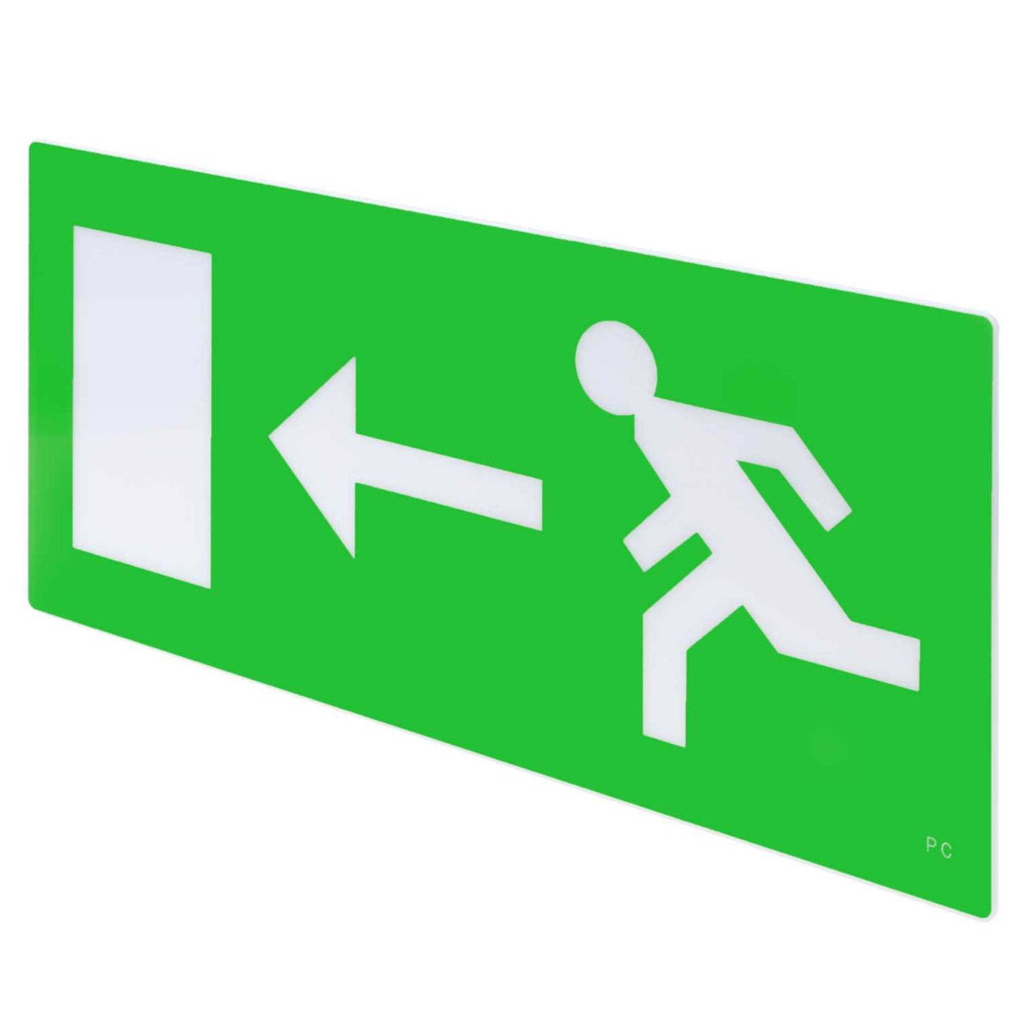 Eterna Left Arrow Legend for EXIT3MLED and SEEXIT3ML Exit Boxes