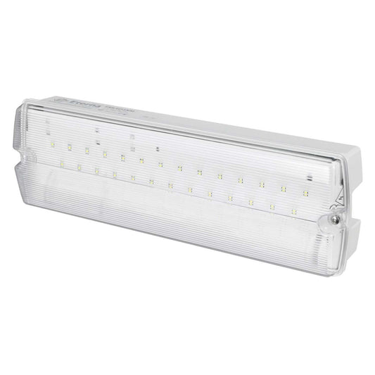 Eterna 2W LED Non Maintained Emergency Bulkhead IP65 White