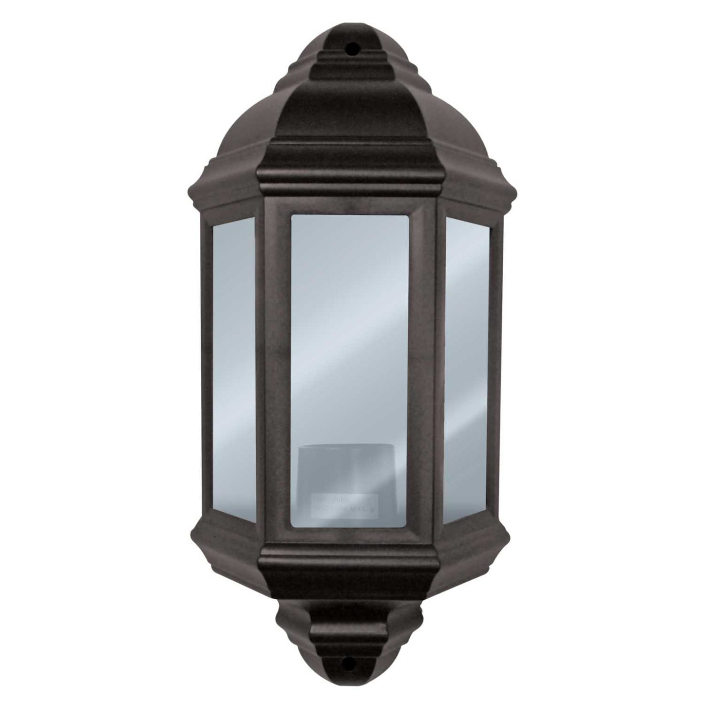 Eterna Half Lantern Black IP44