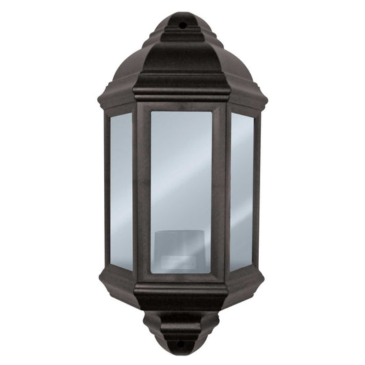 Eterna Half Lantern Black IP44
