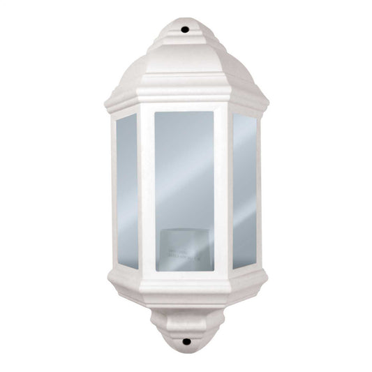 Eterna Half Lantern White IP44