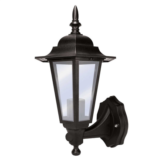 Eterna 60W Full Lantern with PIR Black