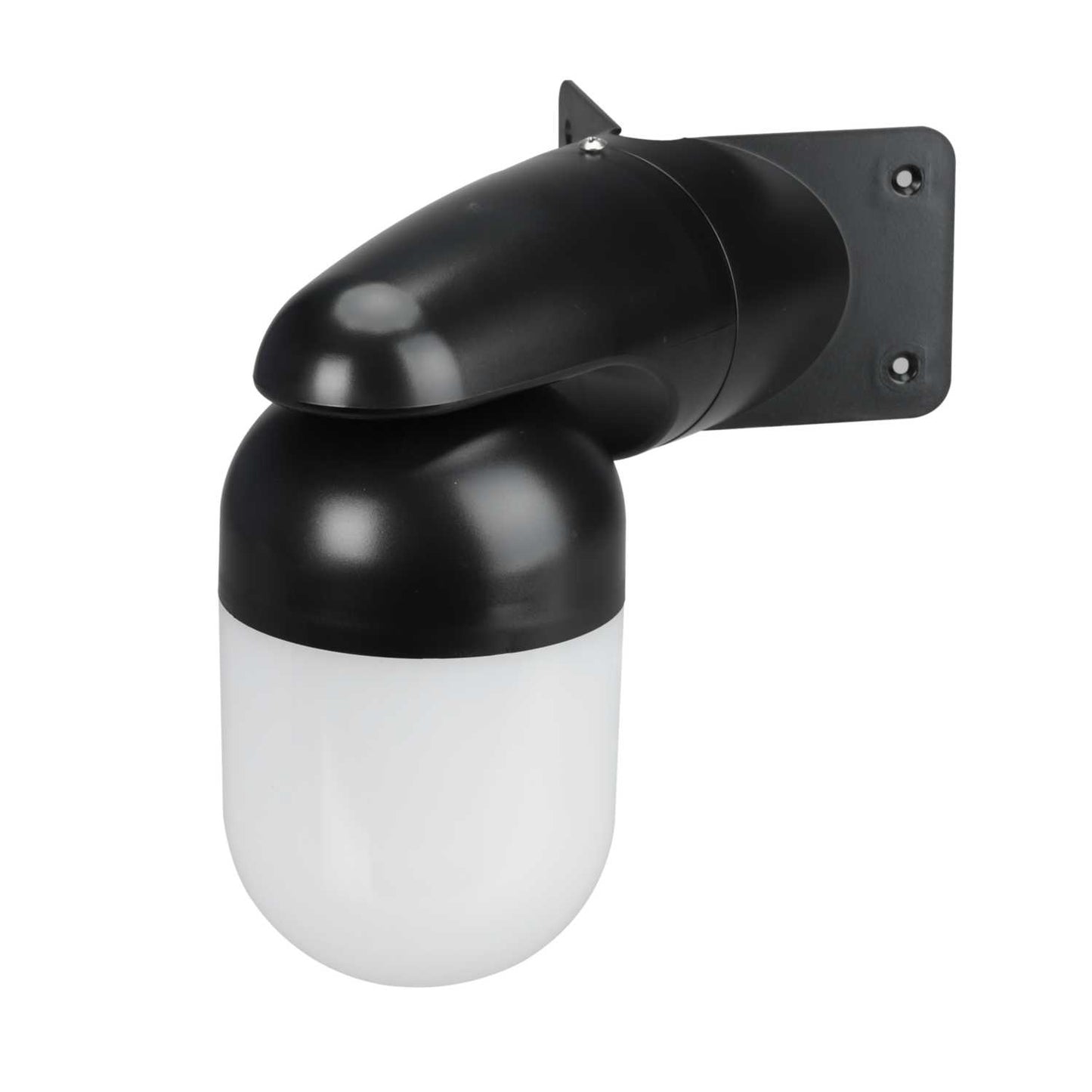 Eterna 10W LED Well Glass Fitting with PC Diffuser Black 4000K