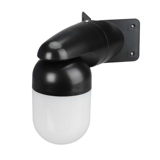 Eterna 10W LED Well Glass Fitting with PC Diffuser Black 4000K