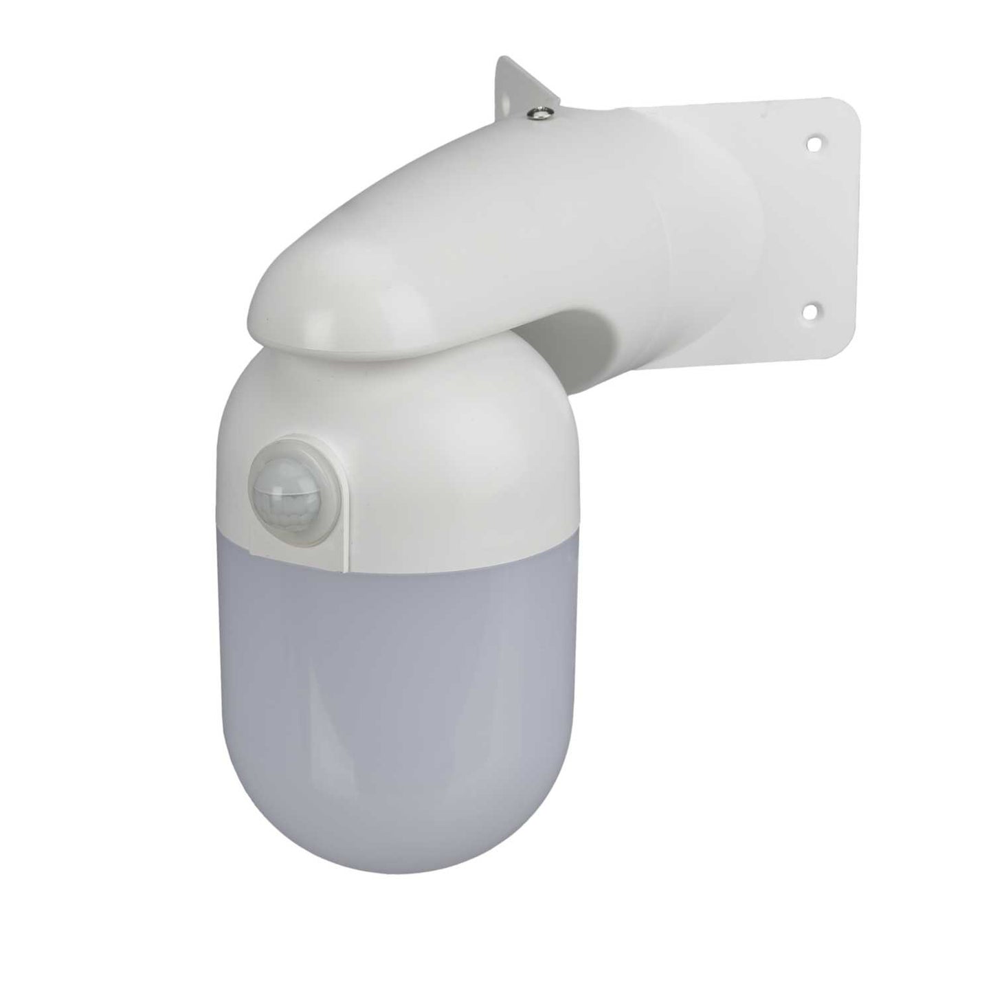 Eterna 10W LED Well Glass Fitting with PC Diffuser White and PIR 4000K