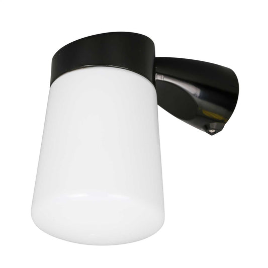 Eterna 9W LED Well Glass Fitting with PC Diffuser Black 2700K