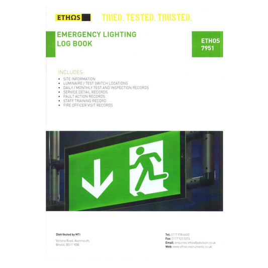 Ethos Emergency Lighting Log Book
