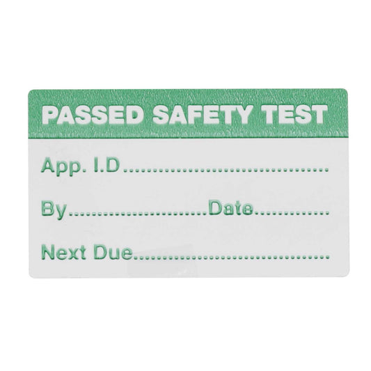Ethos 450 Pass / 50 Fail PAT Testing Labels Combined Pack