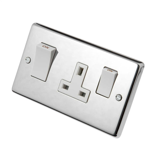 Eurolite 45A DP Cooker Control Unit White Insert Polished Stainless