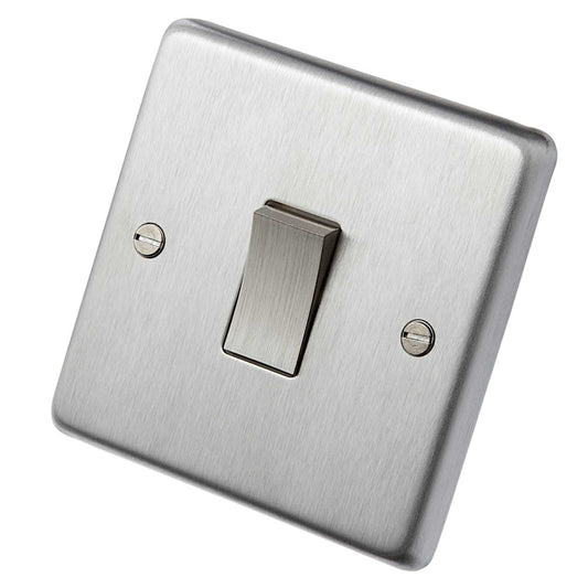 Eurolite 20A DP Switch Satin Stainless Steel