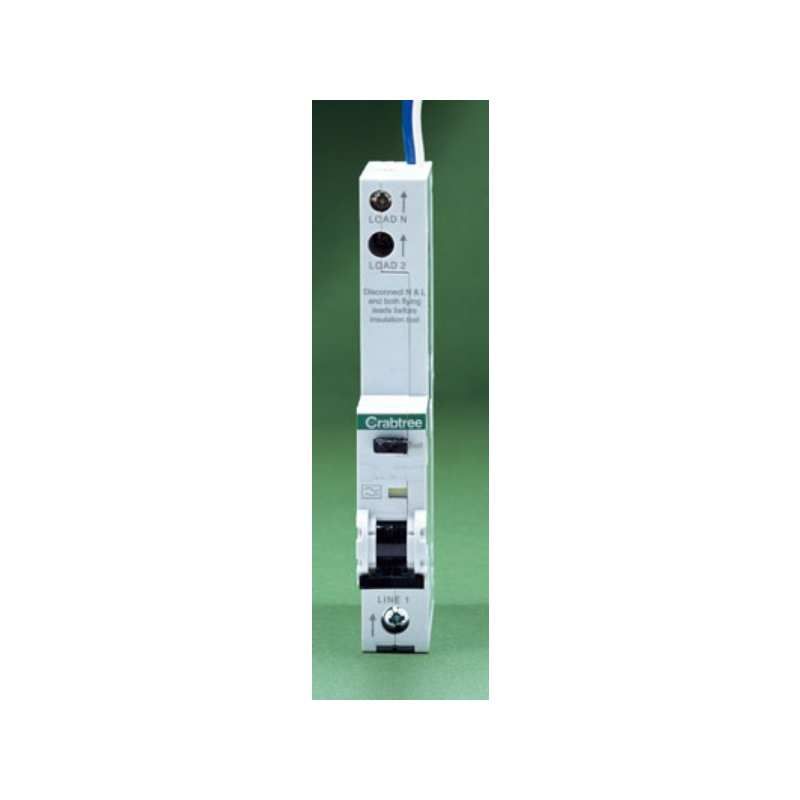 CRABTREE 6FSR16/30B 1-POLE RCBO B CURVE 16a