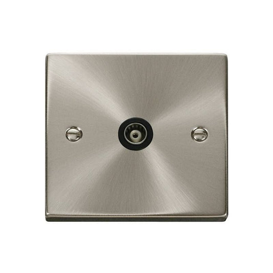 CLICK VPSC158BK SINGLE ISOLATED COAXIAL SOCKET