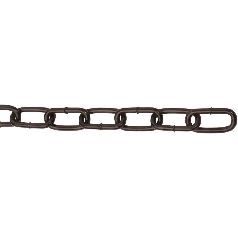 A PERRY STEEL WELDED CHAIN 4 x 26mm BLACK 2m 300-PP04026P0020BK