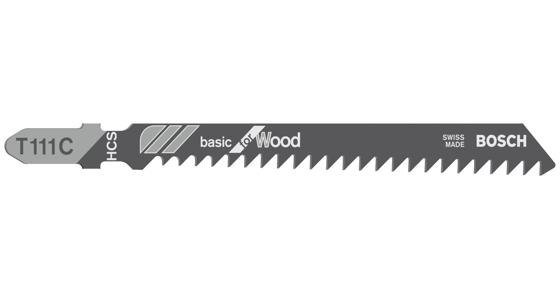 BOSCH 2608630033 PACK OF 5 T111C BASIC WOOD JIGSAW BLADES 4-50mm