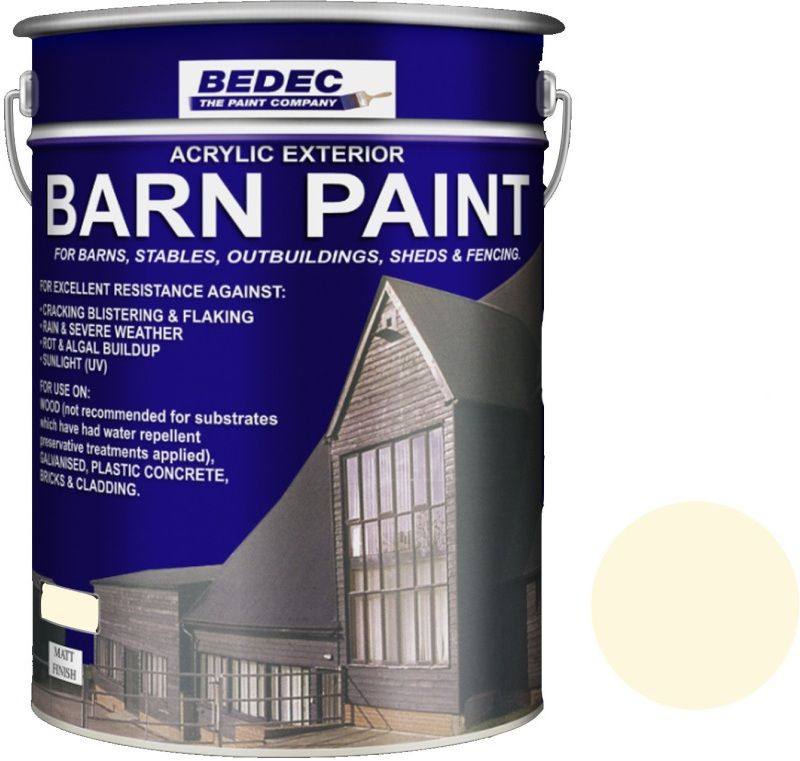 BEDEC MATT BARN PAINT 20l MAGNOLIA BEDE2ANH003/54