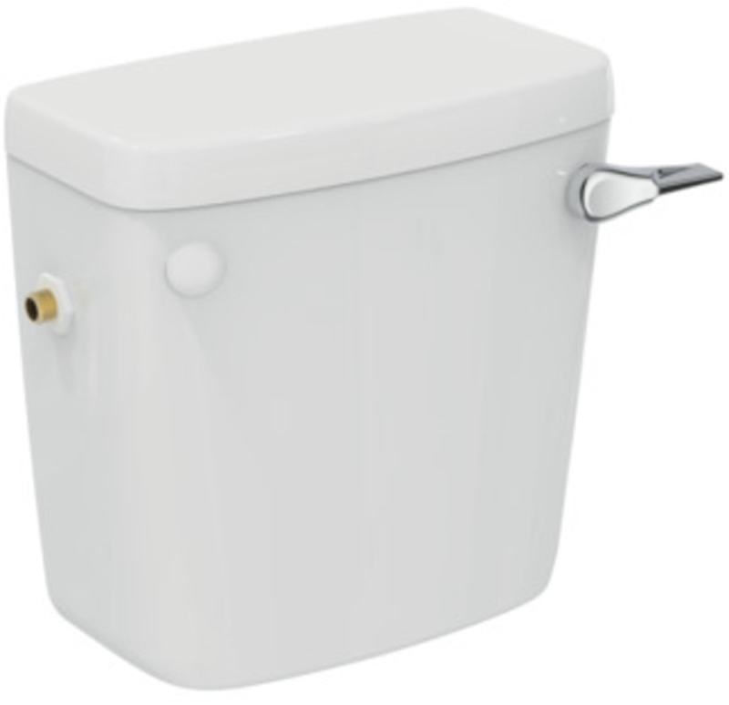 ARMITAGE SHANKS E897201 SANDRINGHAM 21 LOW LEVEL SIDE INL 6l SIPHON FLUSH LEVER CISTERN WH