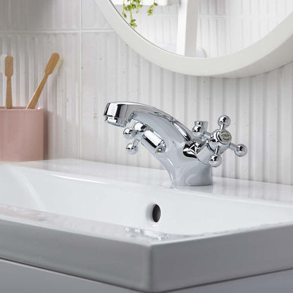 BRISTAN R BAS C REGENCY BASIN MIXER & POP-UP WASTE CHROME