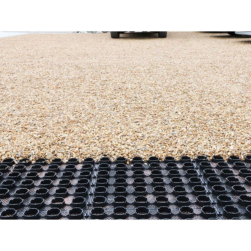 GROWTIVATION GRV500 BLACK GRAVELRING GRID TILES (SOLD AS 1M2 = 4 PCS 500 x 500 x 25mm)