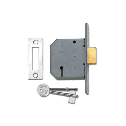 UNION 3LEVER MORTICE DEADLOCK 3.0" SC. BOXED BOXED