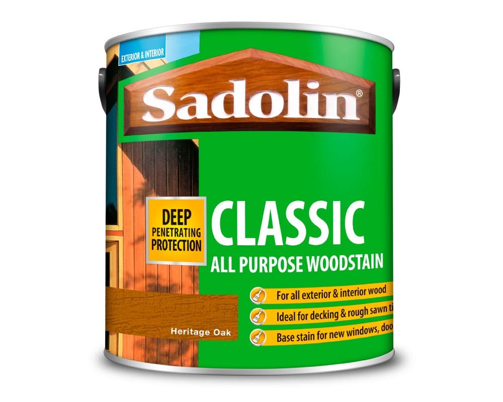 SADOLIN CLASSIC WOODSTAIN 2.5l HERITAGE OAK 5090980