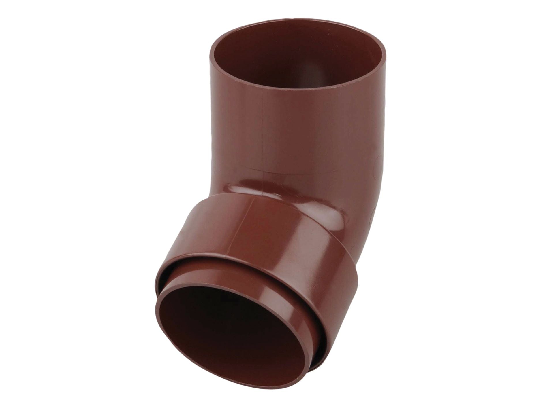 OSMA 0T026 ROUND PVCU OFFSET BEND SPIGOT 68mm 0T026N BROWN