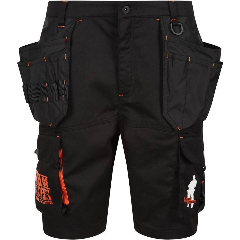 REGATTA TRJ542 BAND OF BUILDERS HOLSTER SHORTS (BLACK) 38inch