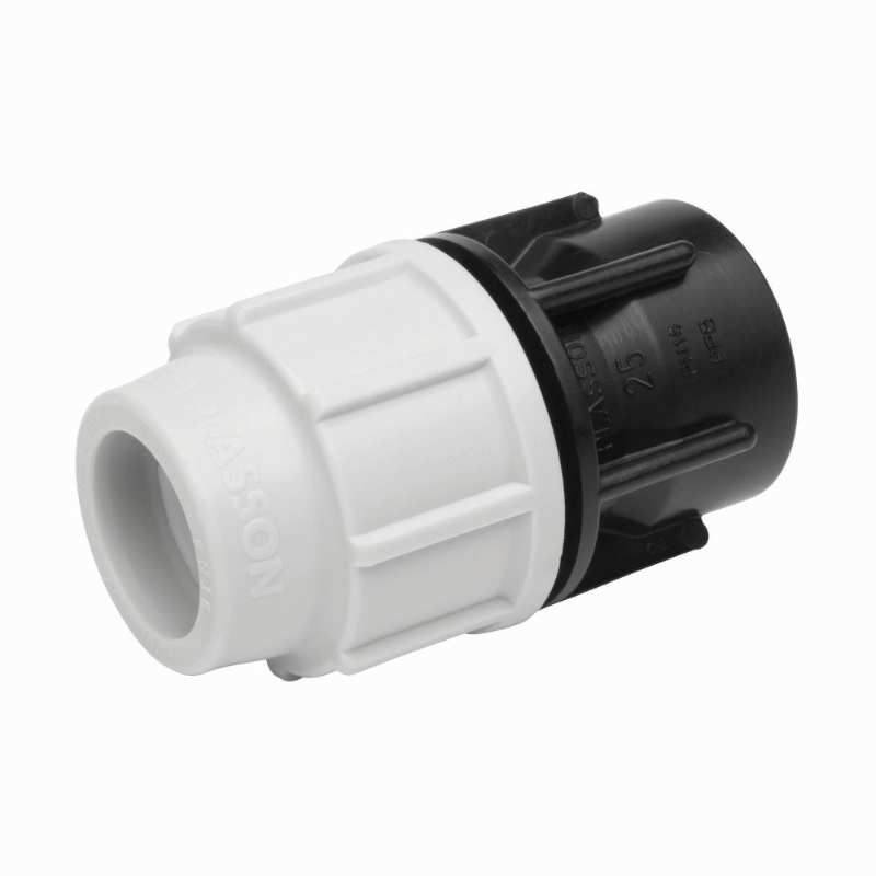 PLASSON PUSHFIT FEMALE ADAPTOR STRAIGHT 1/2" x 25mm PP1003U0025005